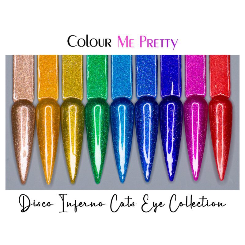 Gel Polish Collection - Cats Eye Disco Inferno