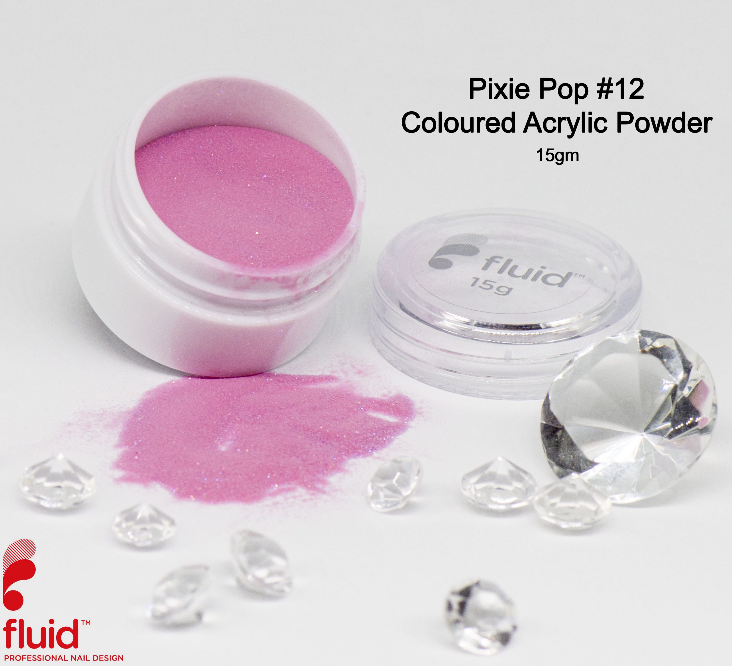 Fluid Coloured Acrylic Powder - Pixie Pop #12