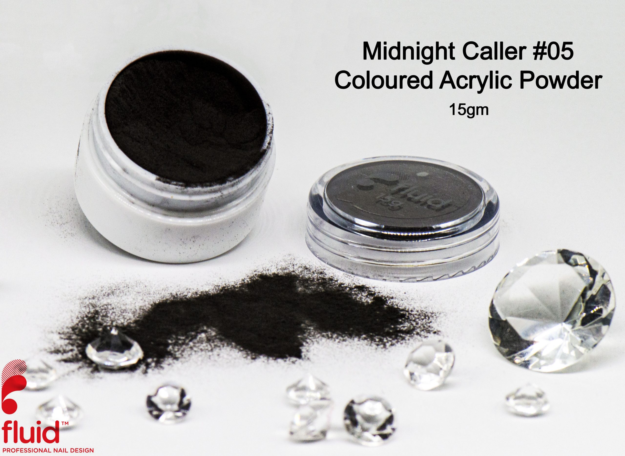Fluid Coloured Acrylic Powder - Midnight Caller #05