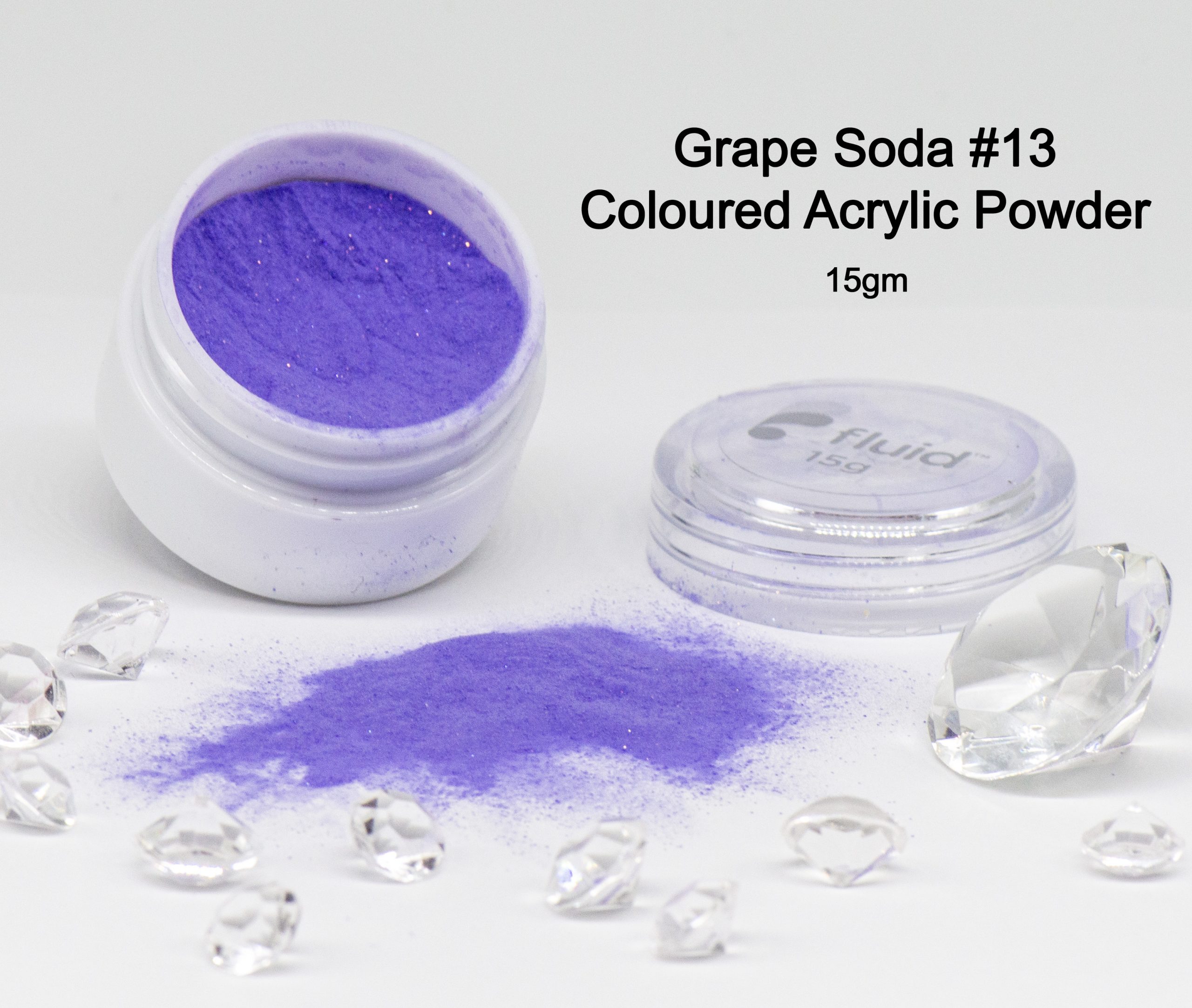 Fluid Coloured Acrylic Powder - Grape Soda #13
