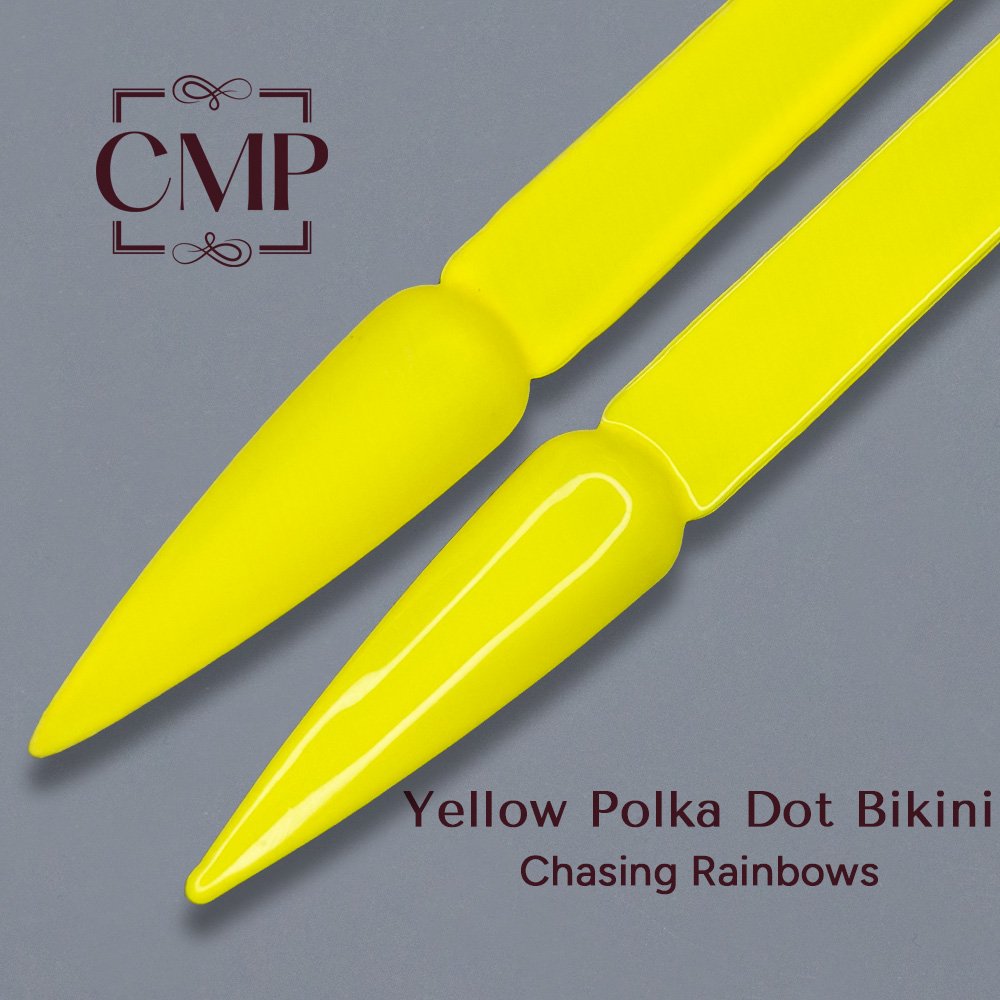 Gel Polish - Yellow Polka Dot Bikini