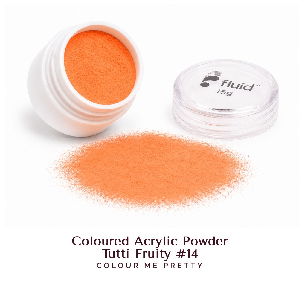 Fluid Coloured Acrylic Powder - Tutti Fruitty #14