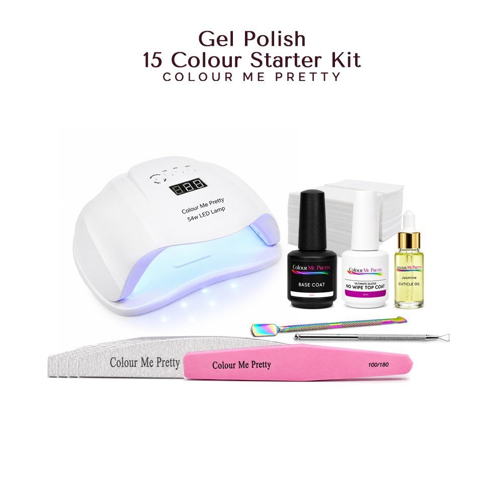 Gel Polish & Galaxy Lamp 15 Colour Kit
