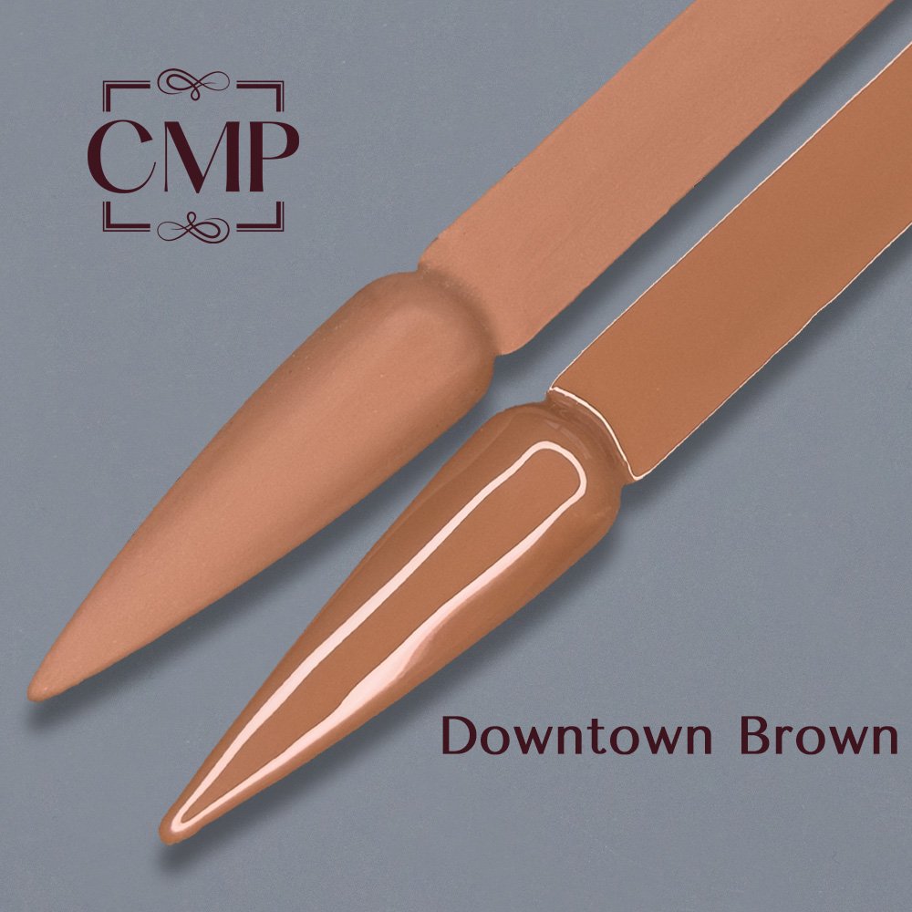Gel Polish - Downtown Brown