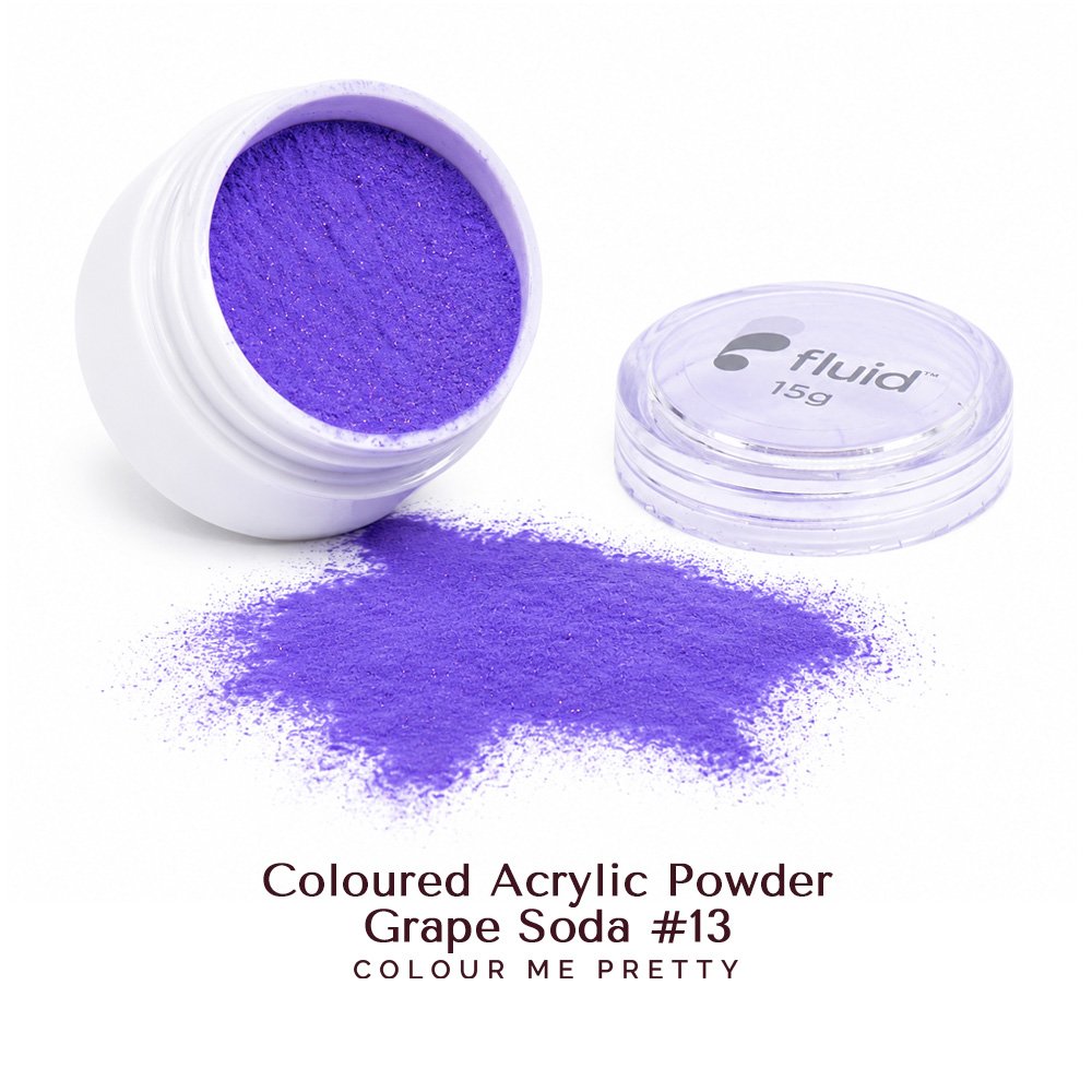 Fluid Coloured Acrylic Powder - Grape Soda #13