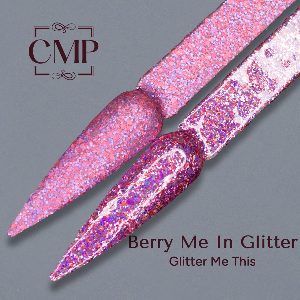Gel Polish - Berry Me In Glitter