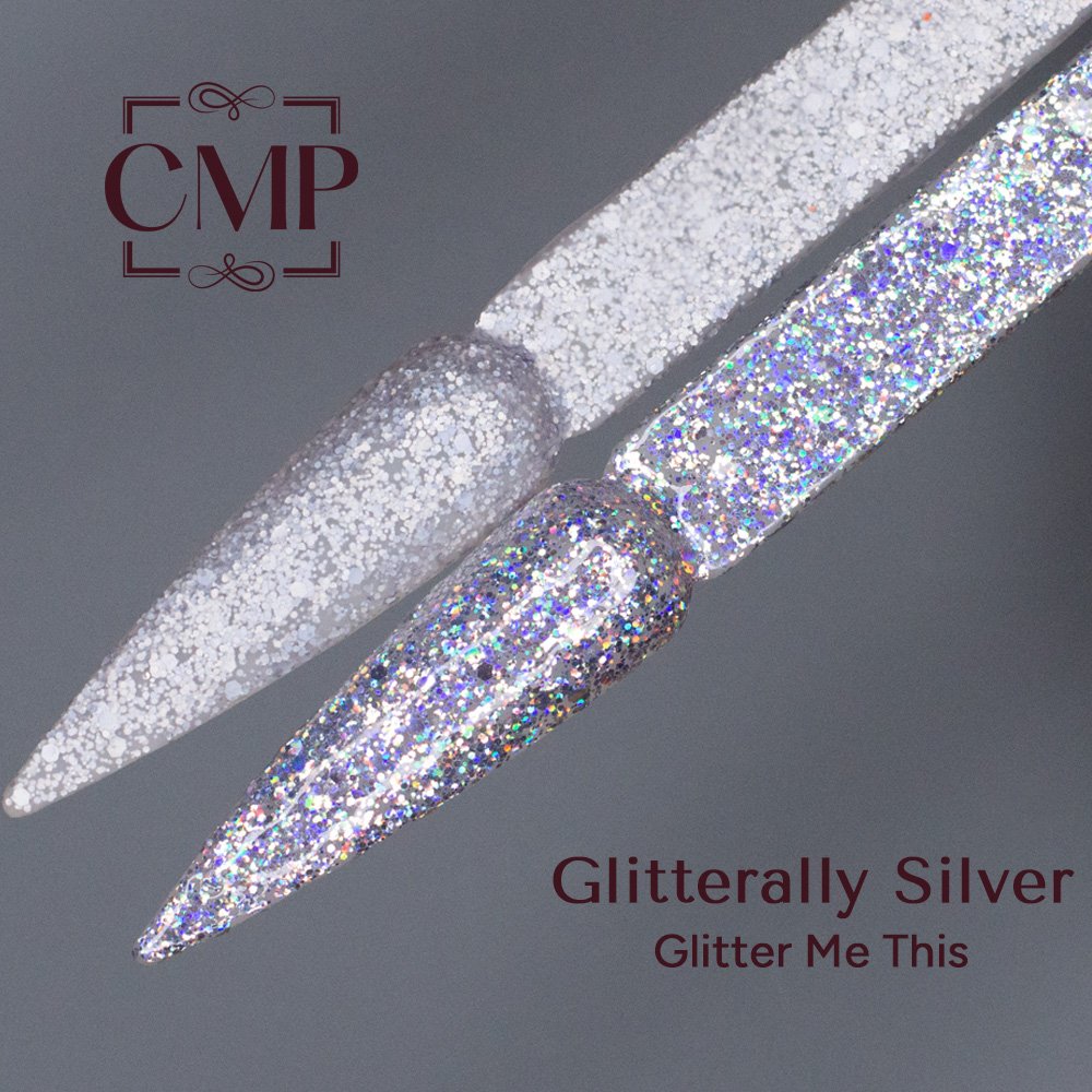 Gel Polish - Glitterally Silver