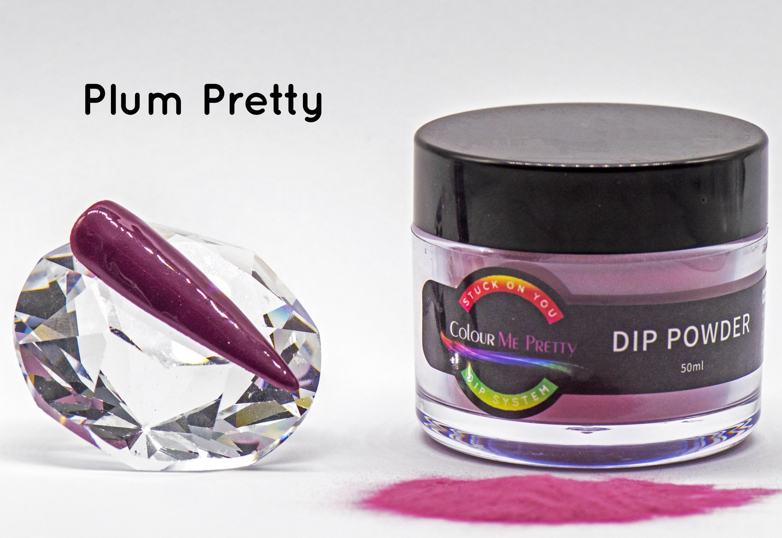 6. "Plum Perfect" dip powder nail color - wide 4