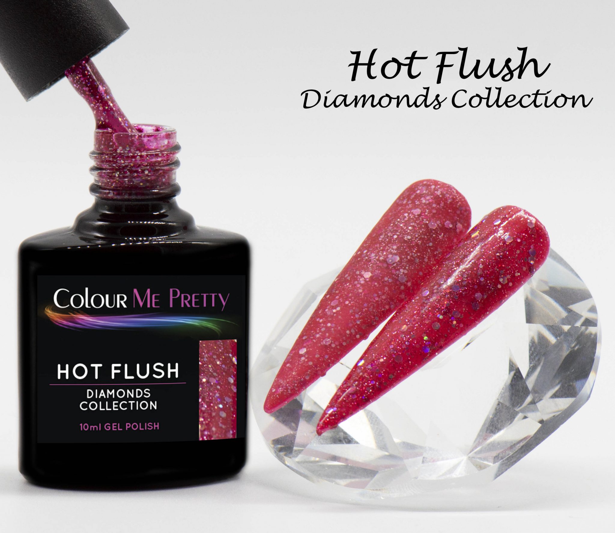 Gel Polish Hot Flush Colour Me Pretty Nails